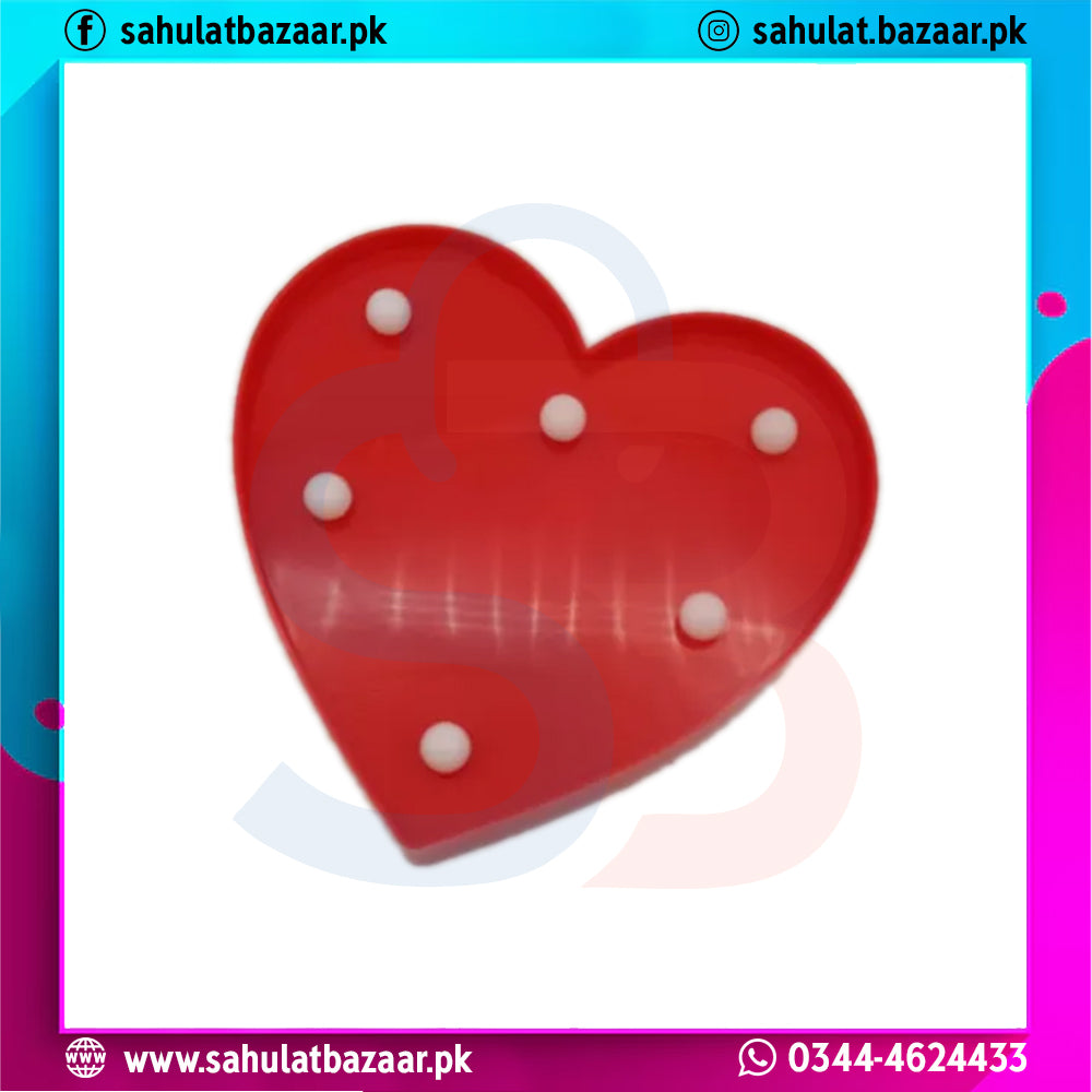 Red Heart LED Light