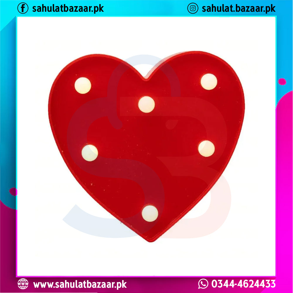 Red Heart LED Light