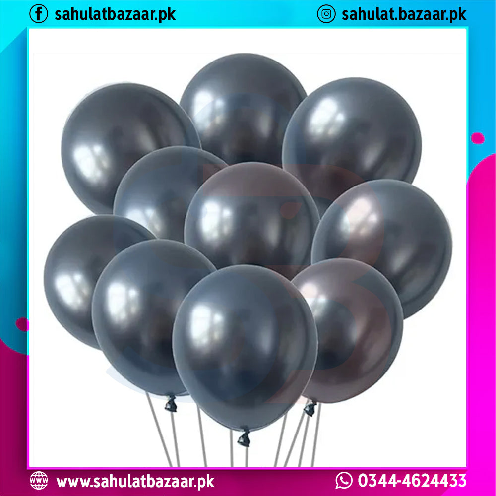 Bunch of black balloons on a white background with colorful border