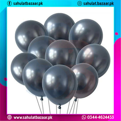 Bunch of black balloons on a white background with colorful border