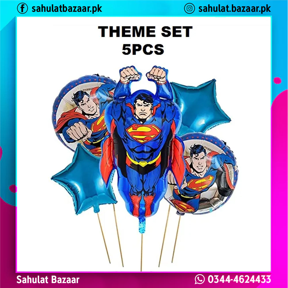 Superman Birthday Theme Decoration Kit – 56 Pieces