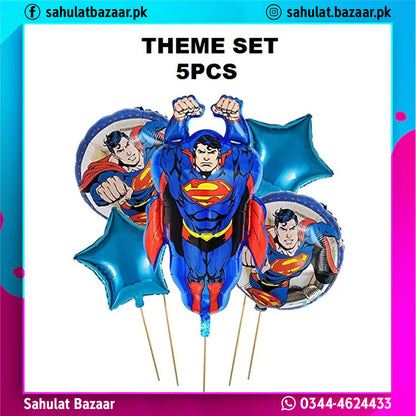 Superman Birthday Theme Decoration Kit – 56 Pieces