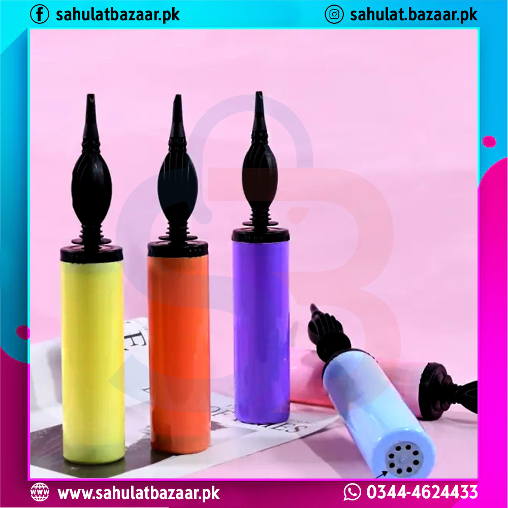 Balloon Air Pump Heavy Duty – Manual (Multi-Color)